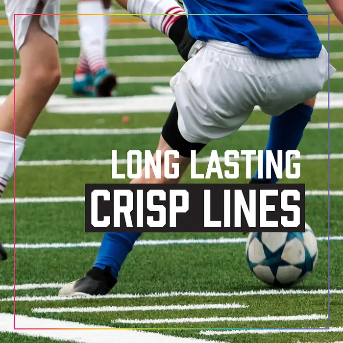 18 Oz Seymour 20-644 White Stripe Water-Based Athletic Field Marker Spray Paint - Image 4