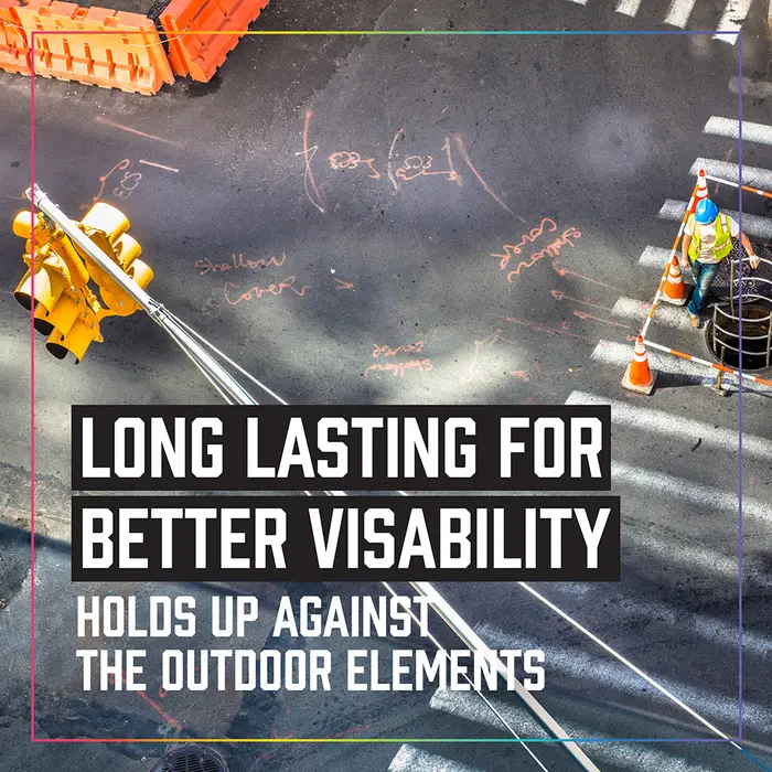 120‐Pack of 17 Oz Seymour 20-354 Fluorescent Red Stripe 3-Series Contractor’s Choice Water-Based Inverted Ground Marking Spray Paint - Image 3